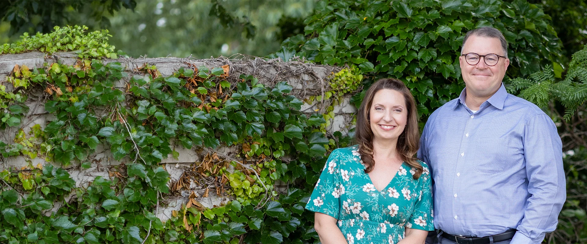 Matt Gallagher and Sarah Thome, founders of Affinity Consultants, side by side
