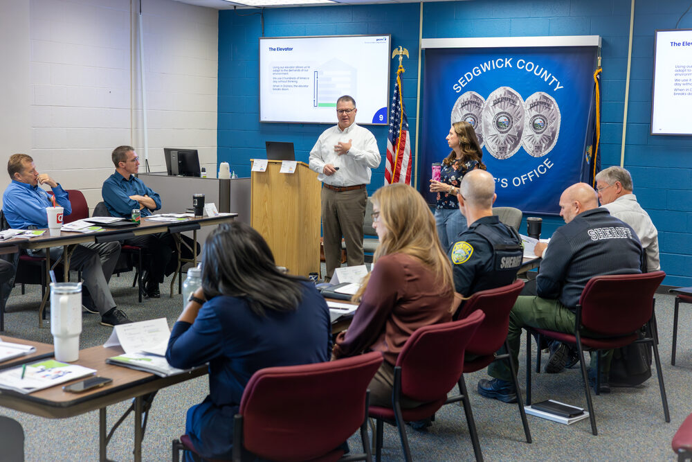 A team working through its communication dynamics