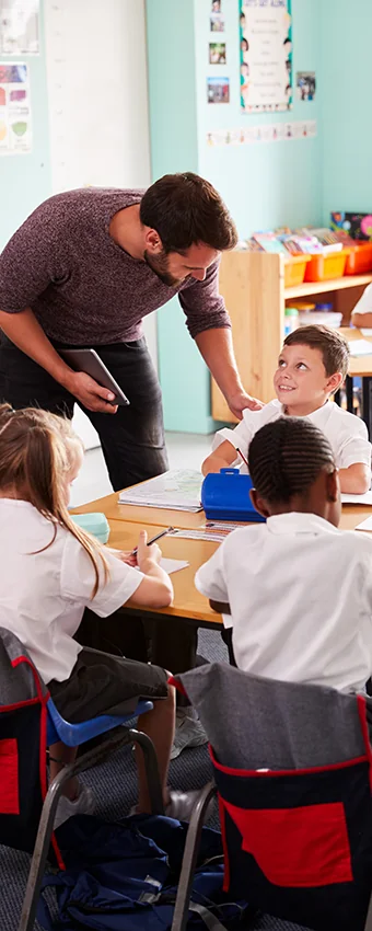 A teacher reading the room and adapting to student types